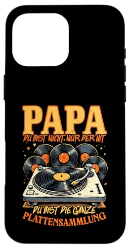 Papa Du Bist Der Hit Plattenspieler Männer Vatertag Musik Hülle für iPhone 16 Pro Max Papa Du Bist Der Hit Plattenspieler Männer Vatertag Musik Hülle für iPhone 16 Pro Max von Papa Musik Plattenspieler Vinyl Retro Geschenkidee
