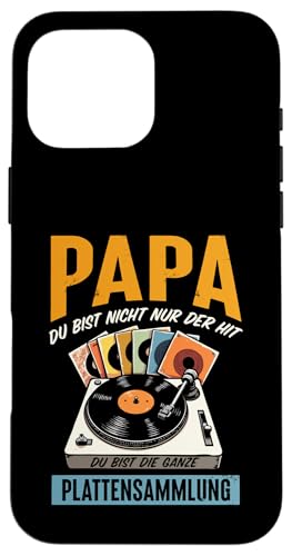 Papa Du Bist Der Hit Plattenspieler Männer Vatertag Musik Hülle für iPhone 16 Pro Max Papa Du Bist Der Hit Plattenspieler Männer Vatertag Musik Hülle für iPhone 16 Pro Max von Papa Musik Plattenspieler Vinyl Retro Geschenkidee