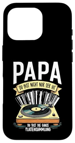 Papa Du Bist Der Hit Plattenspieler Männer Vatertag Musik Hülle für iPhone 16 Pro Papa Du Bist Der Hit Plattenspieler Männer Vatertag Musik Hülle für iPhone 16 Pro von Papa Musik Plattenspieler Vinyl Retro Geschenkidee