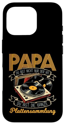 Papa Du Bist Der Hit Plattenspieler Männer Vatertag Musik Hülle für iPhone 16 Pro Papa Du Bist Der Hit Plattenspieler Männer Vatertag Musik Hülle für iPhone 16 Pro von Papa Musik Plattenspieler Vinyl Retro Geschenkidee