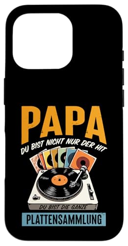 Papa Du Bist Der Hit Plattenspieler Männer Vatertag Musik Hülle für iPhone 16 Pro Papa Du Bist Der Hit Plattenspieler Männer Vatertag Musik Hülle für iPhone 16 Pro von Papa Musik Plattenspieler Vinyl Retro Geschenkidee