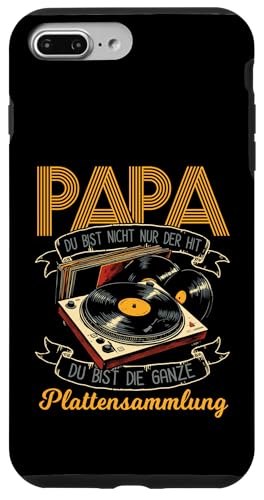 Papa Du Bist Der Hit Plattenspieler Männer Vatertag Musik Hülle für iPhone 7 Plus/8 Plus von Papa Musik Plattenspieler Vinyl Retro Geschenkidee
