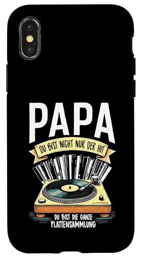 Papa Du Bist Der Hit Plattenspieler Männer Vatertag Musik Hülle für iPhone X/XS Papa Du Bist Der Hit Plattenspieler Männer Vatertag Musik Hülle für iPhone X/XS von Papa Musik Plattenspieler Vinyl Retro Geschenkidee