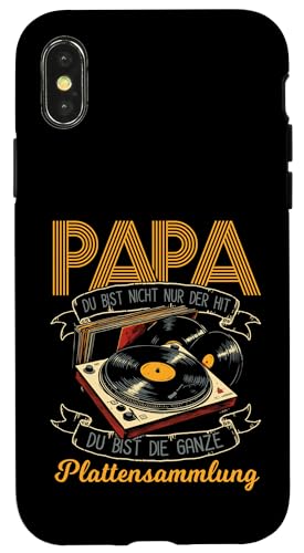 Papa Du Bist Der Hit Plattenspieler Männer Vatertag Musik Hülle für iPhone X/XS Papa Du Bist Der Hit Plattenspieler Männer Vatertag Musik Hülle für iPhone X/XS von Papa Musik Plattenspieler Vinyl Retro Geschenkidee