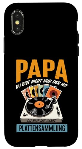 Papa Du Bist Der Hit Plattenspieler Männer Vatertag Musik Hülle für iPhone X/XS Papa Du Bist Der Hit Plattenspieler Männer Vatertag Musik Hülle für iPhone X/XS von Papa Musik Plattenspieler Vinyl Retro Geschenkidee