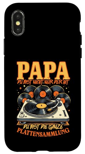Papa Du Bist Der Hit Plattenspieler Männer Vatertag Musik Hülle für iPhone X/XS Papa Du Bist Der Hit Plattenspieler Männer Vatertag Musik Hülle für iPhone X/XS von Papa Musik Plattenspieler Vinyl Retro Geschenkidee