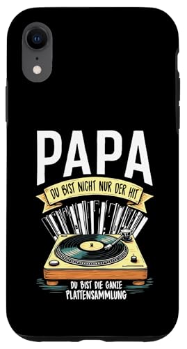 Papa Du Bist Der Hit Plattenspieler Männer Vatertag Musik Hülle für iPhone XR Papa Du Bist Der Hit Plattenspieler Männer Vatertag Musik Hülle für iPhone XR von Papa Musik Plattenspieler Vinyl Retro Geschenkidee