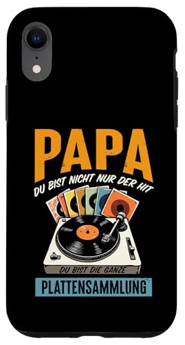 Papa Du Bist Der Hit Plattenspieler Männer Vatertag Musik Hülle für iPhone XR Papa Du Bist Der Hit Plattenspieler Männer Vatertag Musik Hülle für iPhone XR von Papa Musik Plattenspieler Vinyl Retro Geschenkidee