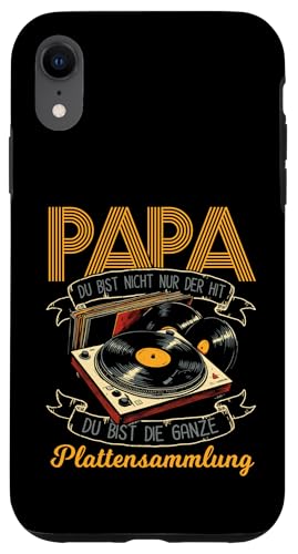 Papa Du Bist Der Hit Plattenspieler Männer Vatertag Musik Hülle für iPhone XR Papa Du Bist Der Hit Plattenspieler Männer Vatertag Musik Hülle für iPhone XR von Papa Musik Plattenspieler Vinyl Retro Geschenkidee