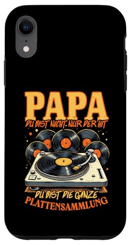Papa Du Bist Der Hit Plattenspieler Männer Vatertag Musik Hülle für iPhone XR Papa Du Bist Der Hit Plattenspieler Männer Vatertag Musik Hülle für iPhone XR von Papa Musik Plattenspieler Vinyl Retro Geschenkidee
