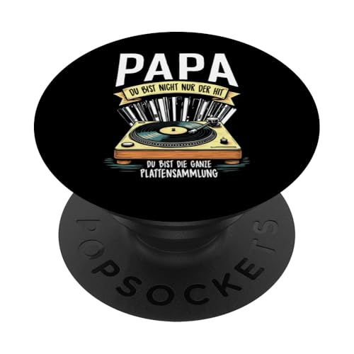 Papa Du Bist Der Hit Plattenspieler Männer Vatertag Musik PopSockets Klebender PopGrip Papa Du Bist Der Hit Plattenspieler Männer Vatertag Musik PopSockets Klebender PopGrip von Papa Musik Plattenspieler Vinyl Retro Geschenkidee