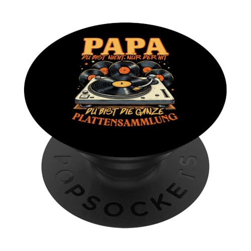Papa Du Bist Der Hit Plattenspieler Männer Vatertag Musik PopSockets Klebender PopGrip Papa Du Bist Der Hit Plattenspieler Männer Vatertag Musik PopSockets Klebender PopGrip von Papa Musik Plattenspieler Vinyl Retro Geschenkidee