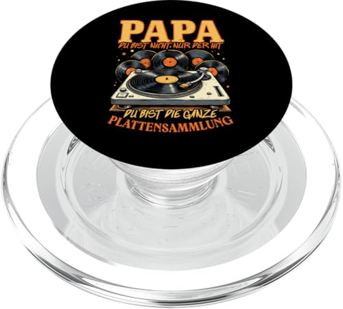 Papa Du Bist Der Hit Plattenspieler Männer Vatertag Musik PopSockets PopGrip für MagSafe Papa Du Bist Der Hit Plattenspieler Männer Vatertag Musik PopSockets PopGrip für MagSafe von Papa Musik Plattenspieler Vinyl Retro Geschenkidee