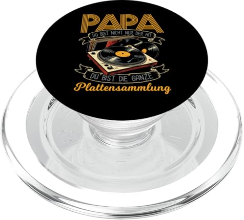 Papa Du Bist Der Hit Plattenspieler Männer Vatertag Musik PopSockets PopGrip für MagSafe Papa Du Bist Der Hit Plattenspieler Männer Vatertag Musik PopSockets PopGrip für MagSafe von Papa Musik Plattenspieler Vinyl Retro Geschenkidee