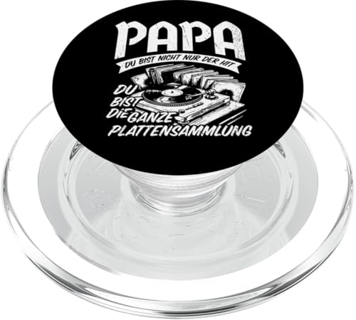 Papa Du Bist Der Hit Plattenspieler Männer Vatertag Musik PopSockets PopGrip für MagSafe Papa Du Bist Der Hit Plattenspieler Männer Vatertag Musik PopSockets PopGrip für MagSafe von Papa Musik Plattenspieler Vinyl Retro Geschenkidee