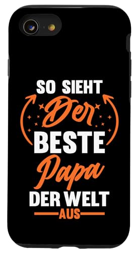 Hülle für iPhone SE (2020) / 7 / 8 So sieht der beste Papa der Welt aus von Papa Vater Vatertag Geschenk