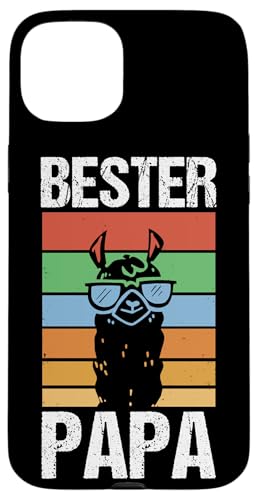 Vater Stiefvater Bonuspapa Lama Papa Hülle für iPhone 15 Plus Vater Stiefvater Bonuspapa Lama Papa Hülle für iPhone 15 Plus von Papa Vater Vatertag