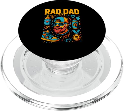 Rad Dad Lake Fishing Herren Papa PopSockets PopGrip für MagSafe Rad Dad Lake Fishing Herren Papa PopSockets PopGrip für MagSafe von Papa's Pride - Father's Day and Fishing Apparel