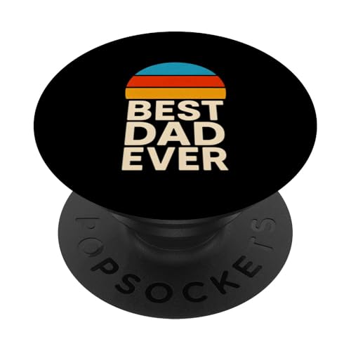 Vatertag Best Dad Ever Vintage Herren PopSockets Klebender PopGrip Vatertag Best Dad Ever Vintage Herren PopSockets Klebender PopGrip von Papa's Pride - Father's Day and Fishing Apparel
