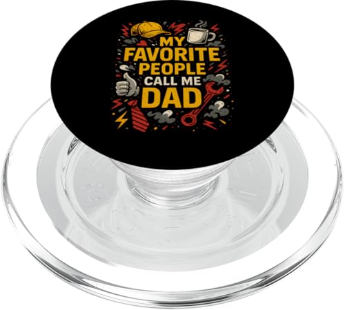 Vatertag Meine Lieblingsmenschen nennen mich Papa Papa Kids PopSockets PopGrip für MagSafe Vatertag Meine Lieblingsmenschen nennen mich Papa Papa Kids PopSockets PopGrip für MagSafe von Papa's Pride - Father's Day and Fishing Apparel