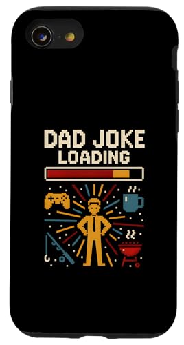 Vatertag Papa Witz Loading Vintage Herren Angeln Hülle für iPhone SE (2020) / 7 / 8 von Papa's Pride - Father's Day and Fishing Apparel