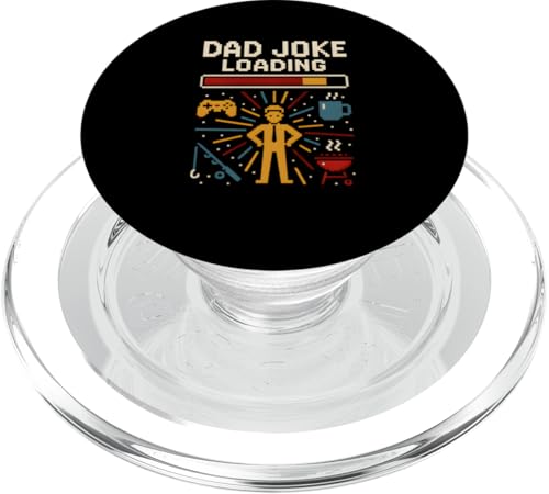 Vatertag Papa Witz Loading Vintage Herren Angeln PopSockets PopGrip für MagSafe Vatertag Papa Witz Loading Vintage Herren Angeln PopSockets PopGrip für MagSafe von Papa's Pride - Father's Day and Fishing Apparel
