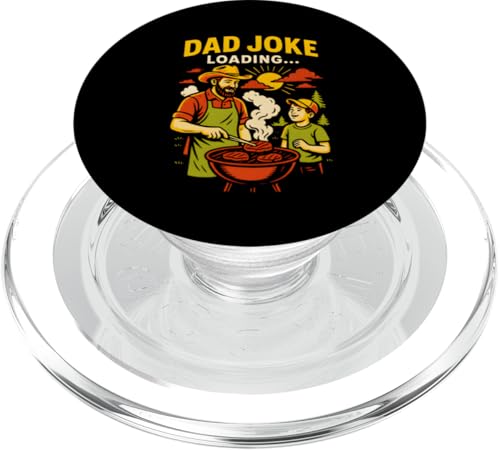 Vatertag Papa Witz Loading Vintage Männer Papa PopSockets PopGrip für MagSafe Vatertag Papa Witz Loading Vintage Männer Papa PopSockets PopGrip für MagSafe von Papa's Pride - Father's Day and Fishing Apparel