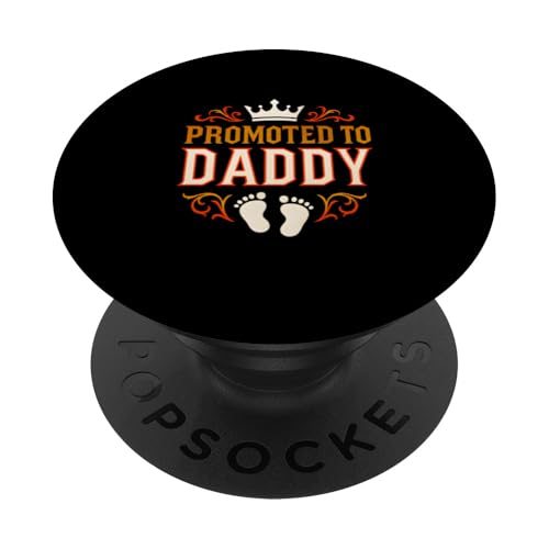 Vatertag Promoted to Daddy Vintage Men Bass Fishing PopSockets Klebender PopGrip Vatertag Promoted to Daddy Vintage Men Bass Fishing PopSockets Klebender PopGrip von Papa's Pride - Father's Day and Fishing Apparel