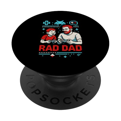 Vatertag Rad Dad Vintage Herren Cool PopSockets Klebender PopGrip Vatertag Rad Dad Vintage Herren Cool PopSockets Klebender PopGrip von Papa's Pride - Father's Day and Fishing Apparel