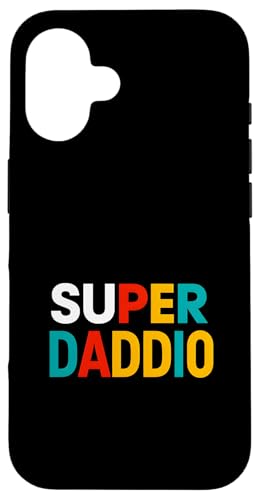 Vatertag Super Daddio Vintage Men Papa Hülle für iPhone 16 Vatertag Super Daddio Vintage Men Papa Hülle für iPhone 16 von Papa's Pride - Father's Day and Fishing Apparel
