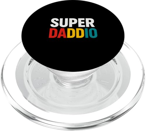 Vatertag Super Daddio Vintage Men Papa PopSockets PopGrip für MagSafe Vatertag Super Daddio Vintage Men Papa PopSockets PopGrip für MagSafe von Papa's Pride - Father's Day and Fishing Apparel