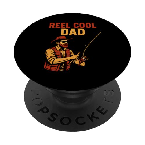 Vatertagsrolle Cool Dad Fishing Men PopSockets Klebender PopGrip Vatertagsrolle Cool Dad Fishing Men PopSockets Klebender PopGrip von Papa's Pride - Father's Day and Fishing Apparel