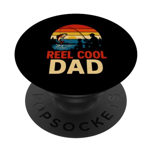 Vatertagsrolle Cool Dad Fishing PopSockets Klebender PopGrip Vatertagsrolle Cool Dad Fishing PopSockets Klebender PopGrip von Papa's Pride - Father's Day and Fishing Apparel