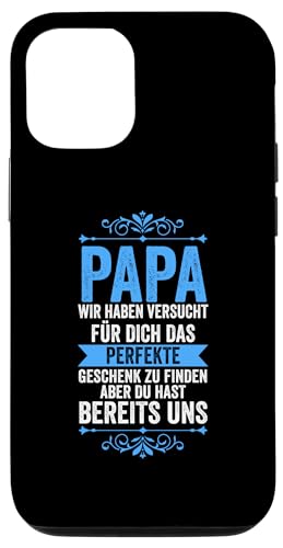 Hülle für iPhone 15 Pro Papa wir haben versucht für dich Geschenk Vater von Papa & Sohn Geschenk