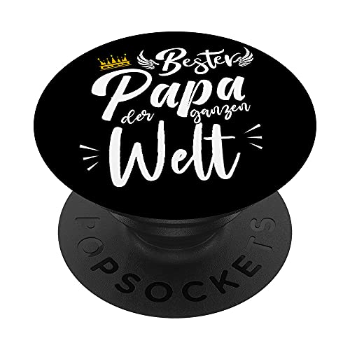 Vatertagsgeschenk Bester Vater Bester Papa der Welt Vatertag PopSockets PopGrip: Ausziehbarer Sockel und Griff für Handys/Tablets mit Tauschbarem Top Vatertagsgeschenk Bester Vater Bester Papa der Welt Vatertag PopSockets PopGrip: Ausziehbarer Sockel und Griff für Handys/Tablets mit Tauschbarem Top von Papa und Vater Geschenke