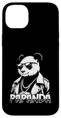Papanda Lustiger Panda Spruch Papa Vatertag Männer Vater Hülle für iPhone 14 Plus von Papanda Lustiger Papa Panda Vatertagsgeschenk Tier