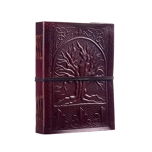 Fair-Trade, Baum des Lebens Design, Leder Tagebuch, Journal von Paper High