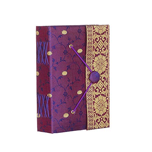 Sari-Notizbuch, 110 x 155 mm, violett von Paper High