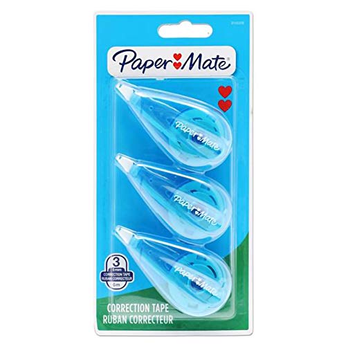 Paper Mate Mini-Korrekturband, 6 m x 5 mm, 3 Stück Paper Mate Mini-Korrekturband, 6 m x 5 mm, 3 Stück von Paper Mate