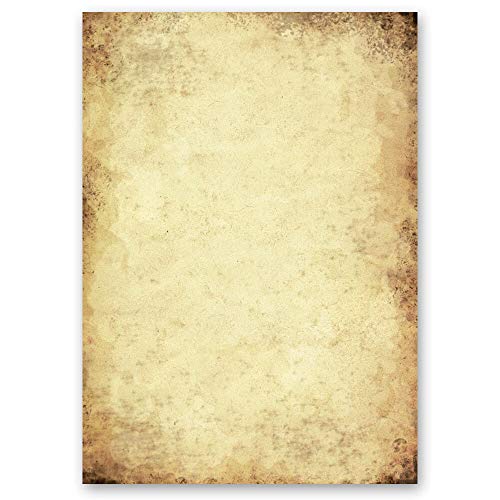 100 Blatt Briefpapier Antik & History ALTES PAPIER - DIN A6 Format - Paper-Media von Paper-Media