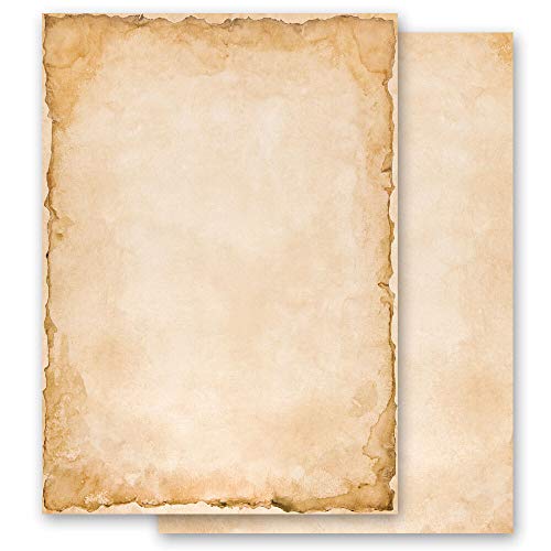 100 Blatt Briefpapier Antik & History VINTAGE - DIN A6 Format - Paper-Media von Paper-Media