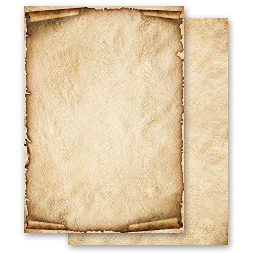 100 Blatt Briefpapier Schatzkarte OLD STYLE - DIN A5 Format - Paper-Media von Paper-Media