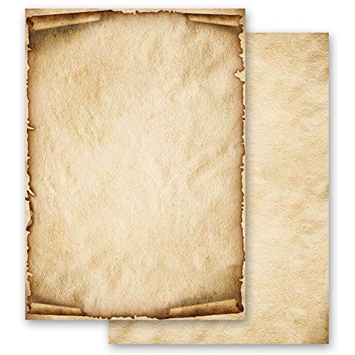 20 Blatt Briefpapier Antik & History OLD STYLE - DIN A4 Format - Paper-Media von Paper-Media