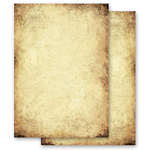 50 Blatt Briefpapier Antik & History ALTES PAPIER - DIN A5 Format - Paper-Media von Paper-Media
