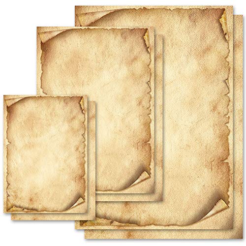 50 Blatt Briefpapier Urkunde ANTIK Antik & History - DIN A4 Format - Paper-Media von Paper-Media