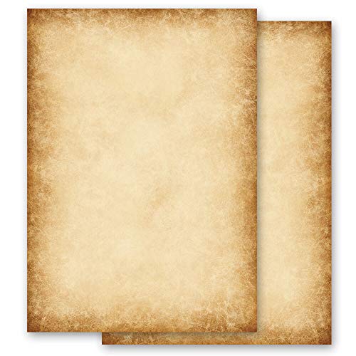 Briefpapier Antik & History RUSTIKAL - DIN A6 Format 100 Blatt - Paper-Media von Paper-Media