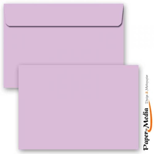 Farbige-Briefumschläge FARBE 223, 10 C6 (162x114 mm) Briefumschläge ohne Fenster, Selbstklebend mit Abziehstreifen von Paper-Media