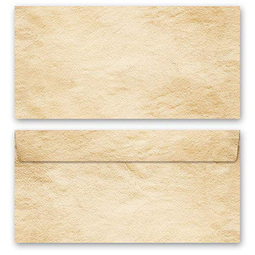 Motiv-Briefumschläge OLD STYLE 10 DIN LANG (110x220 mm) Briefumschläge ohne Fenster, Selbstklebend mit Abziehstreifen von Paper-Media