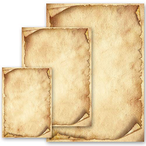 Motivpapier ANTIK Antik & History Altes Papier - DIN A4 Format 100 Blatt - Paper-Media von Paper-Media