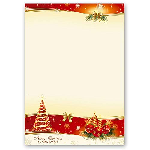 Motivpapier BESINNLICHE WEIHNACHT Weihnachten - DIN A5 Format 250 Blatt - Paper-Media von Paper-Media